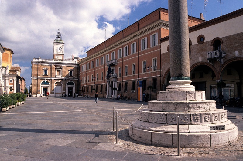 Ravenna Piazza del Popolo e Palazzo Comunale
